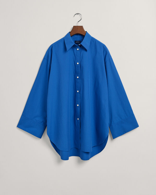 Camisa extragrande con pu&ntilde;os anchos