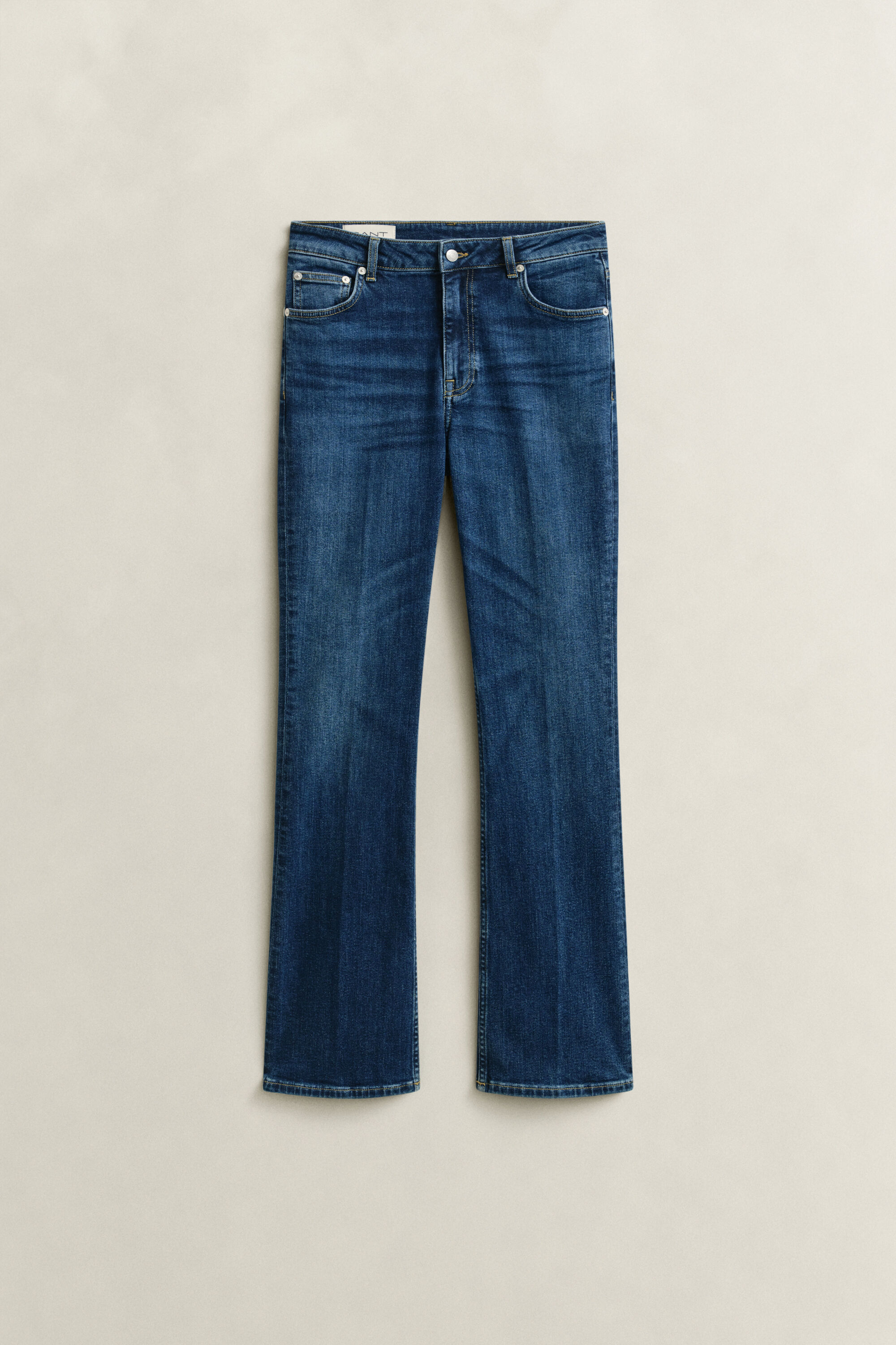 Vaqueros Slim Fit acampanados elásticos
