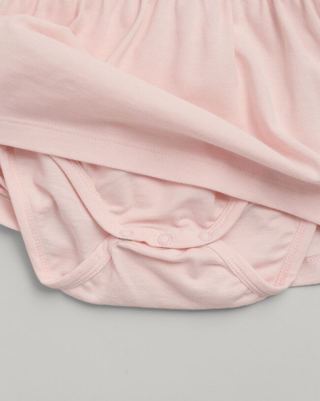 Vestido tipo polo de piqu&eacute; Baby Girl