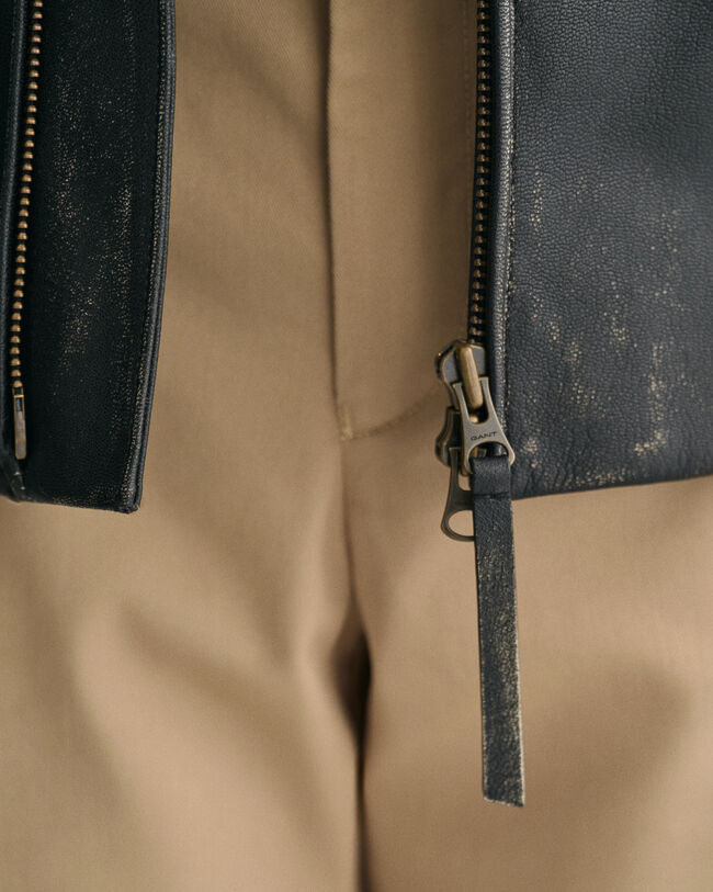 Cazadora de piel Moto