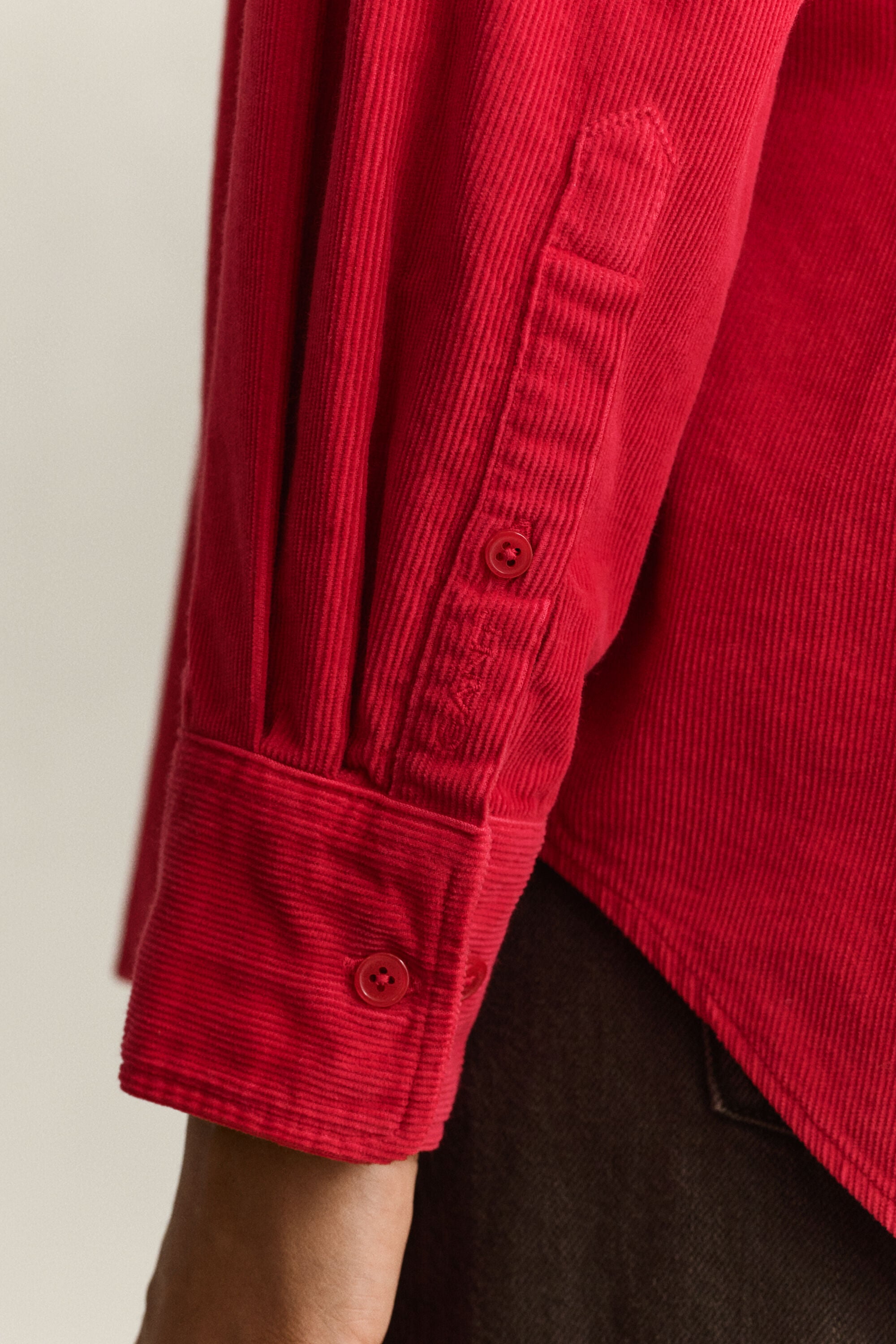 Camisa Relaxed Fit de pana