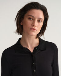 Vestido tipo polo de punto