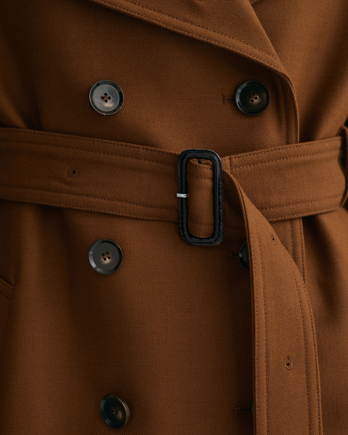 Gabardina en mezcla de lana