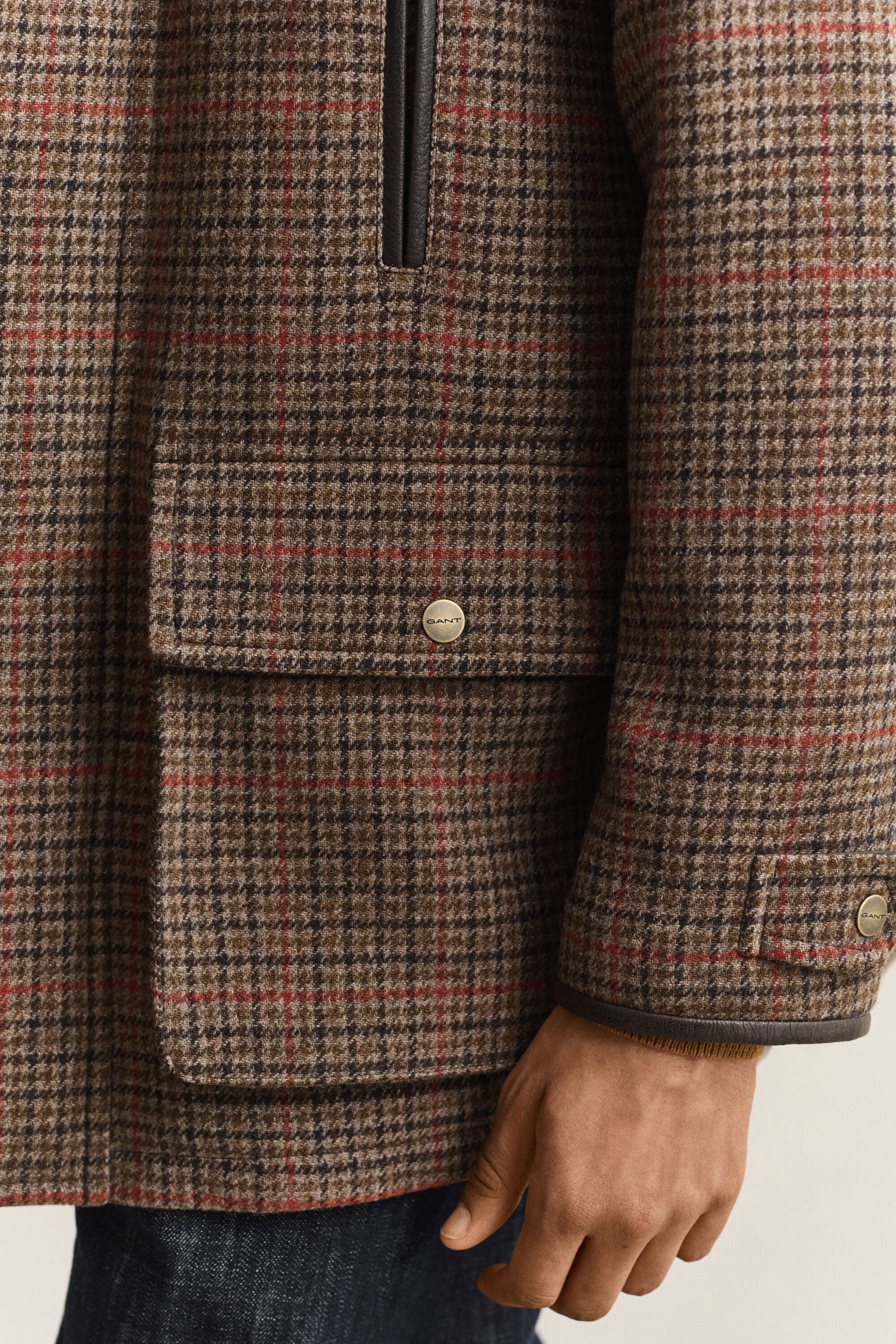 Chaqueta Decker de tweed británico