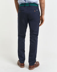 Pantalones chinos Slim Fit de sarga