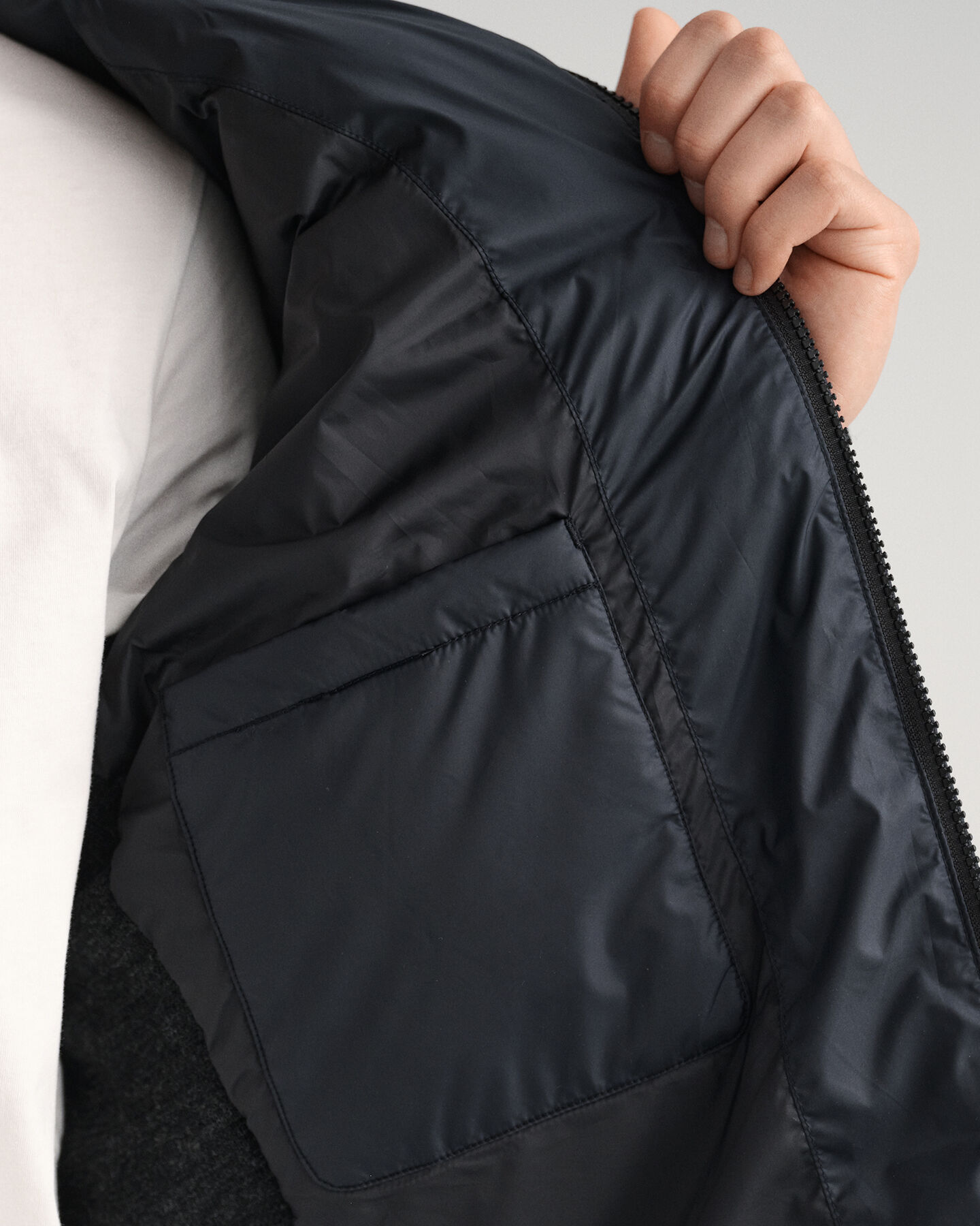 Chaqueta acolchada ligera Mixed Media