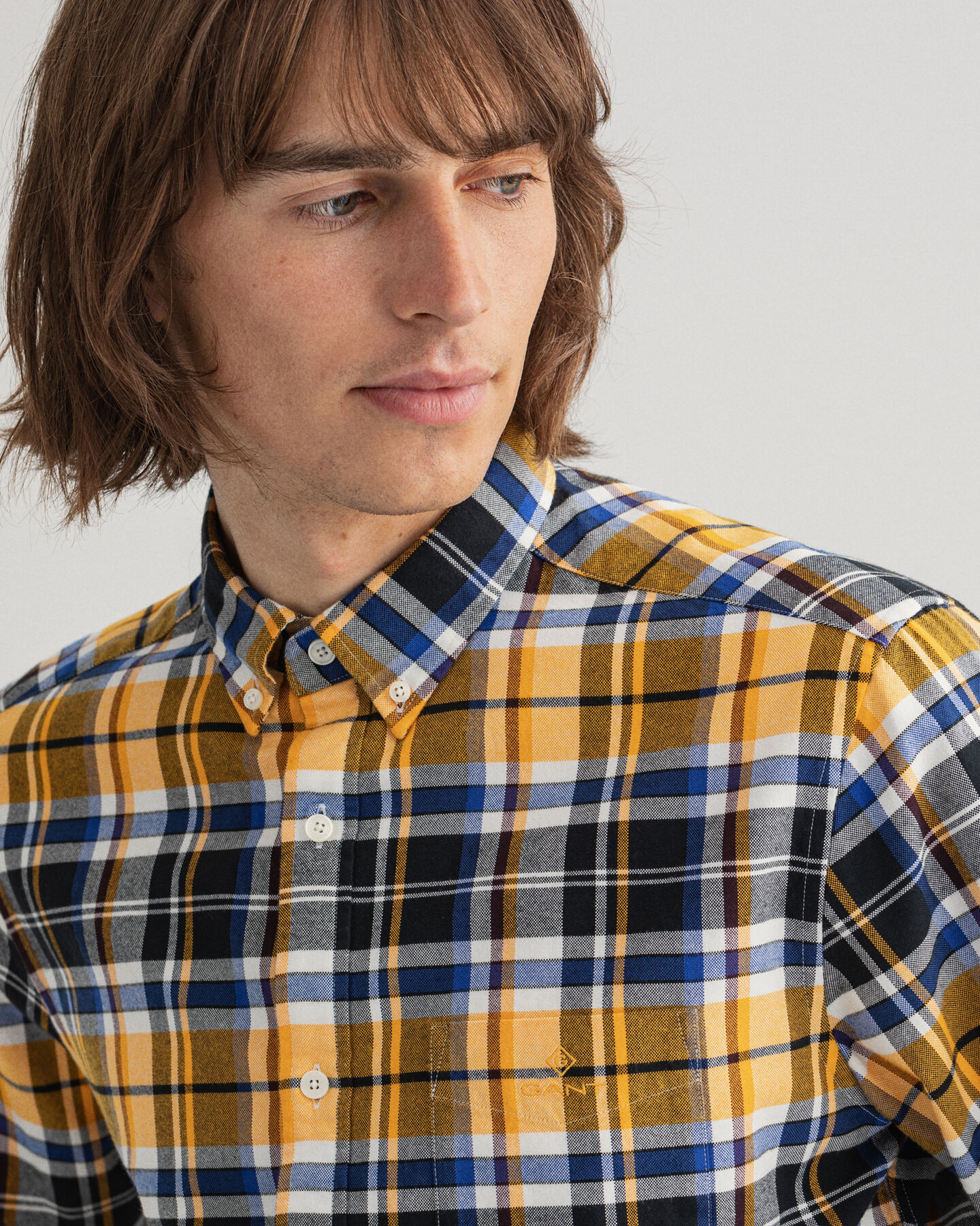 Camisa Oxford Regular Fit a cuadros