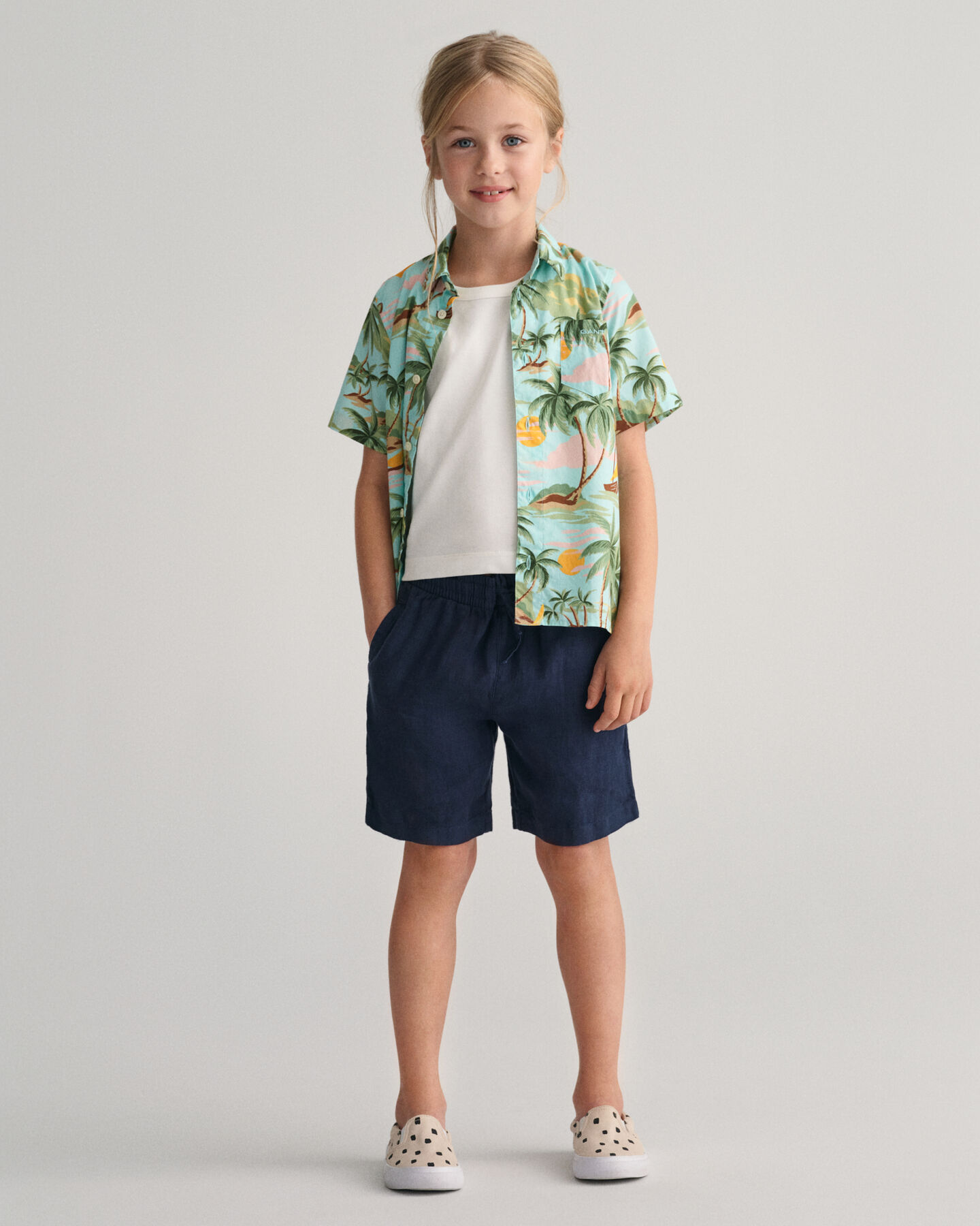 Pantalones cortos de lino Kids