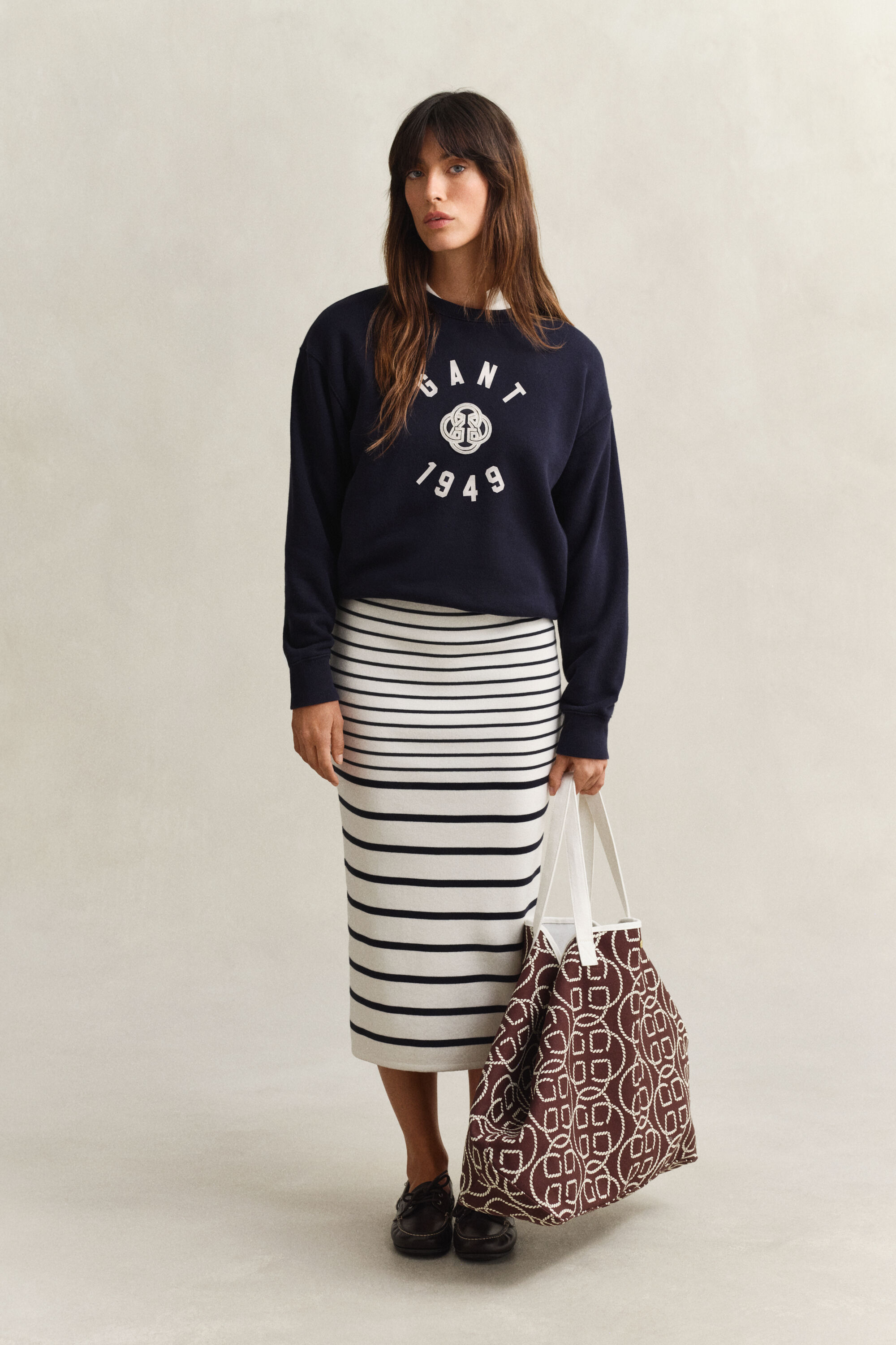 Sudadera de cuello redondo con gráfico