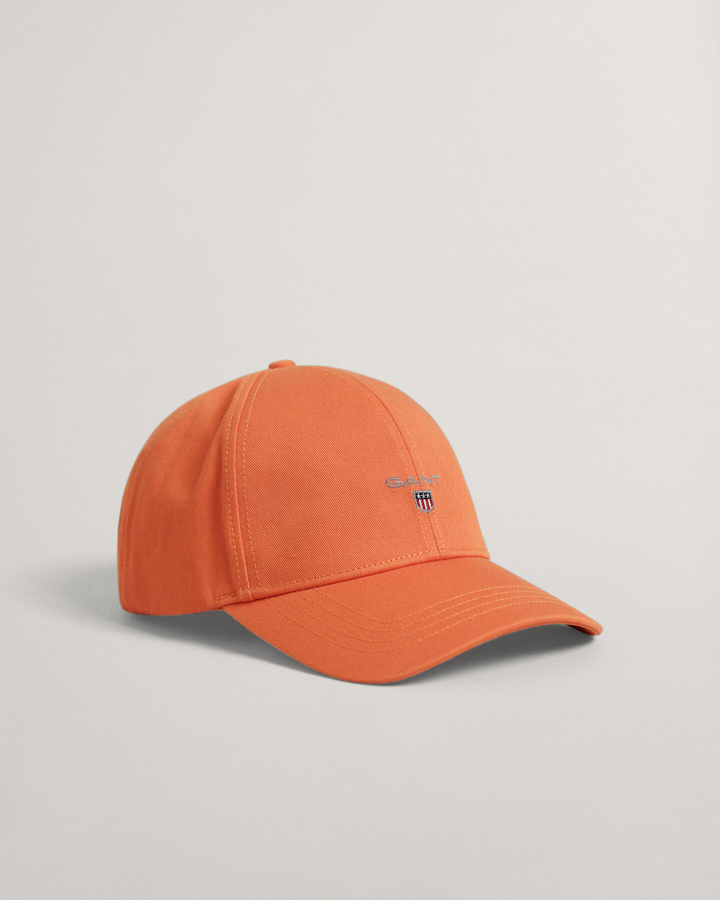 Gorra de sarga de algodón de perfil alto
