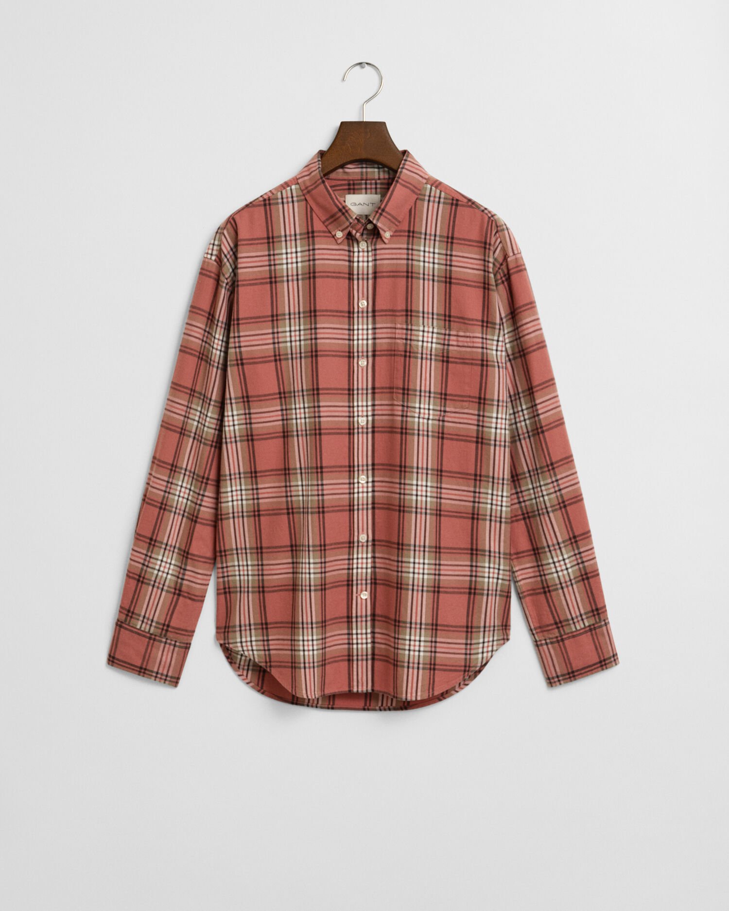 Camisa Relaxed Fit de franela a cuadros