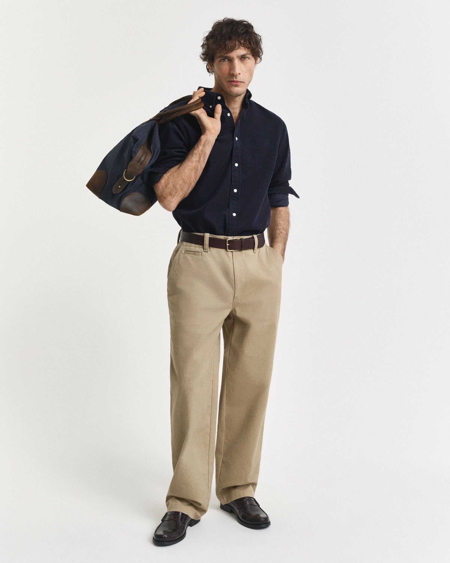 Camisa Regular Fit de pana