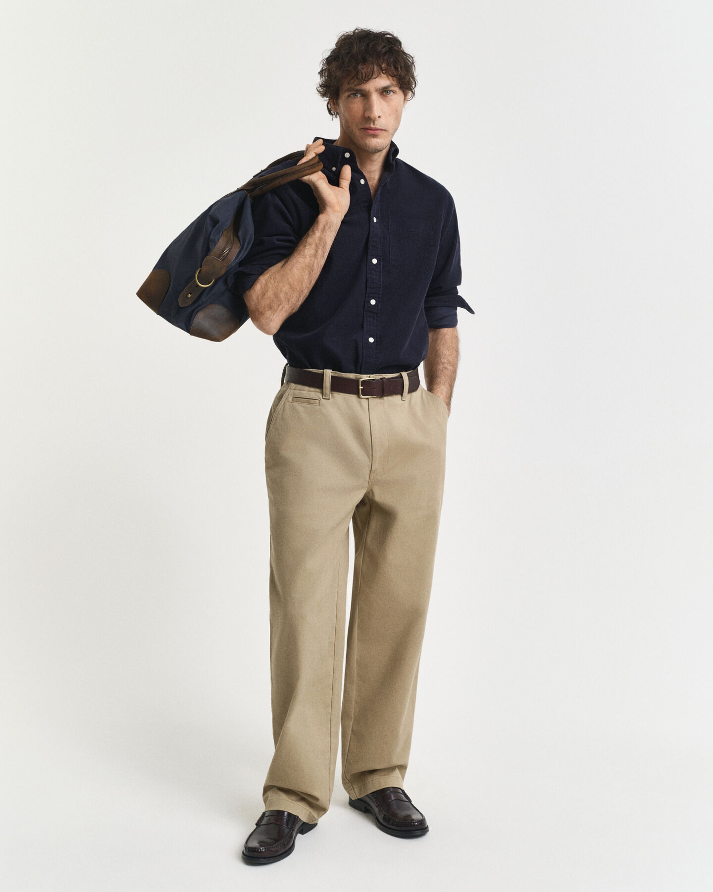 Camisa Regular Fit de pana