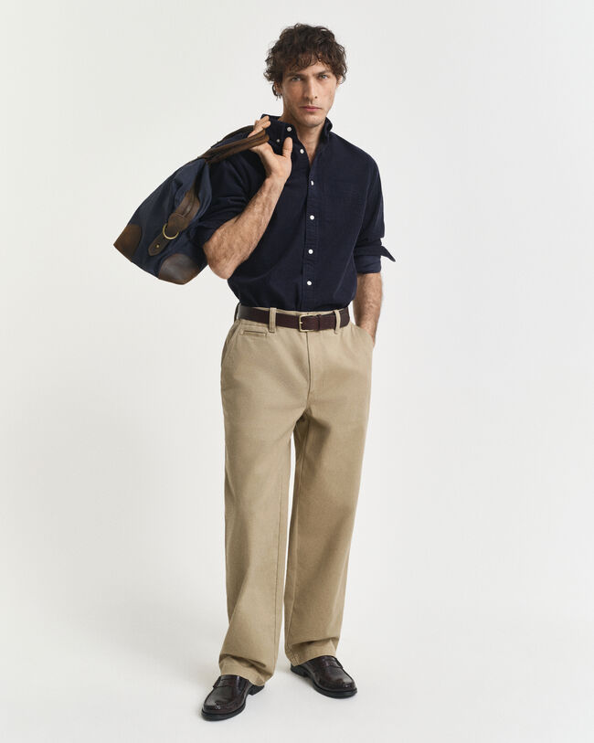 Camisa Regular Fit de pana