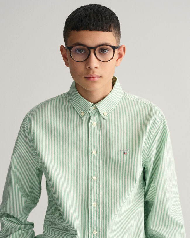 Camisa Oxford con raya Teen Boys