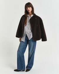 Camisa de popelina clásica de rayas Relaxed Fit