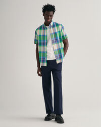 Camisa Regular Fit de manga corta Madras