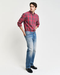 Camisa Relaxed Fit a cuadros de tela escocesa