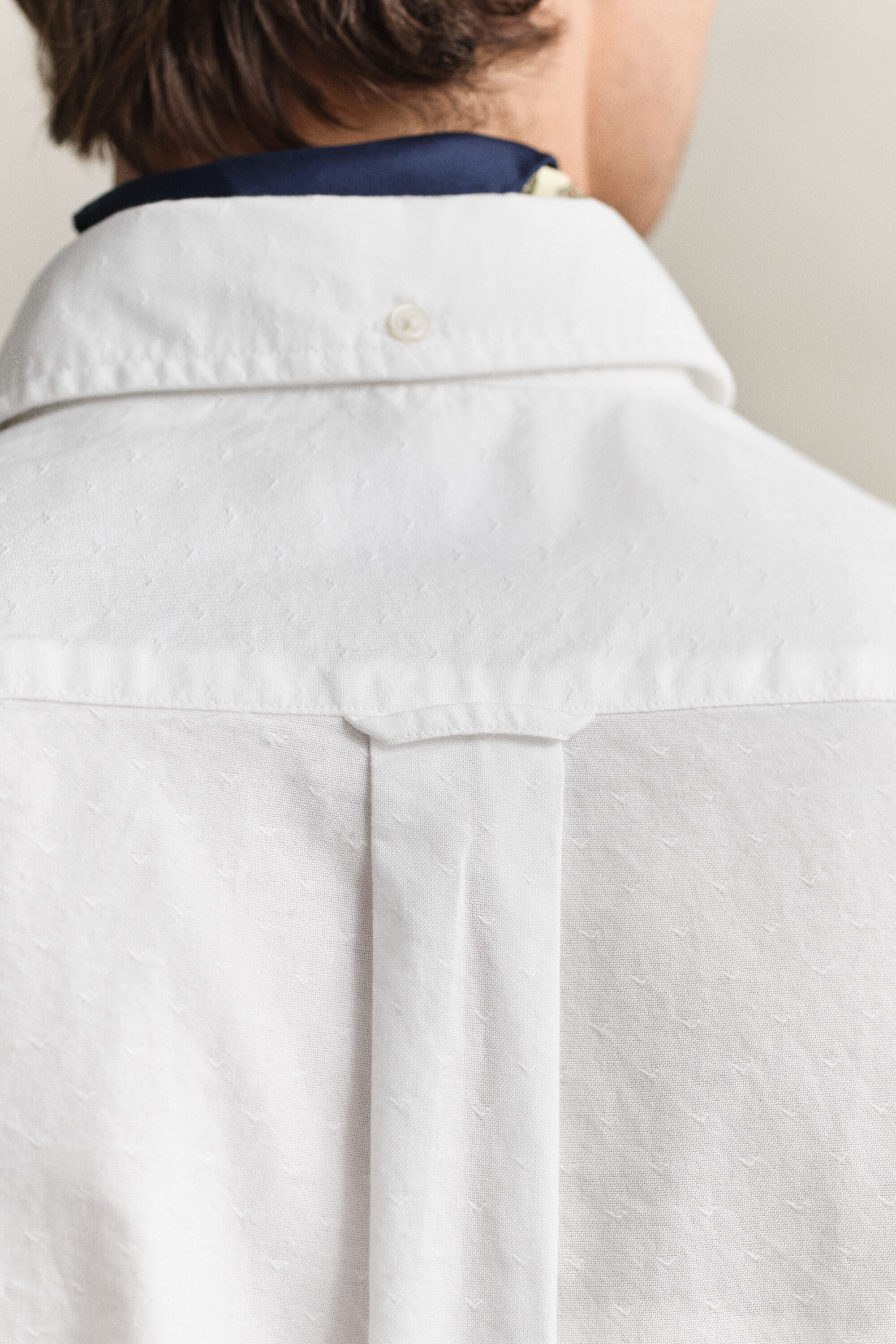 Camisa Oxford clásica con textura labrada