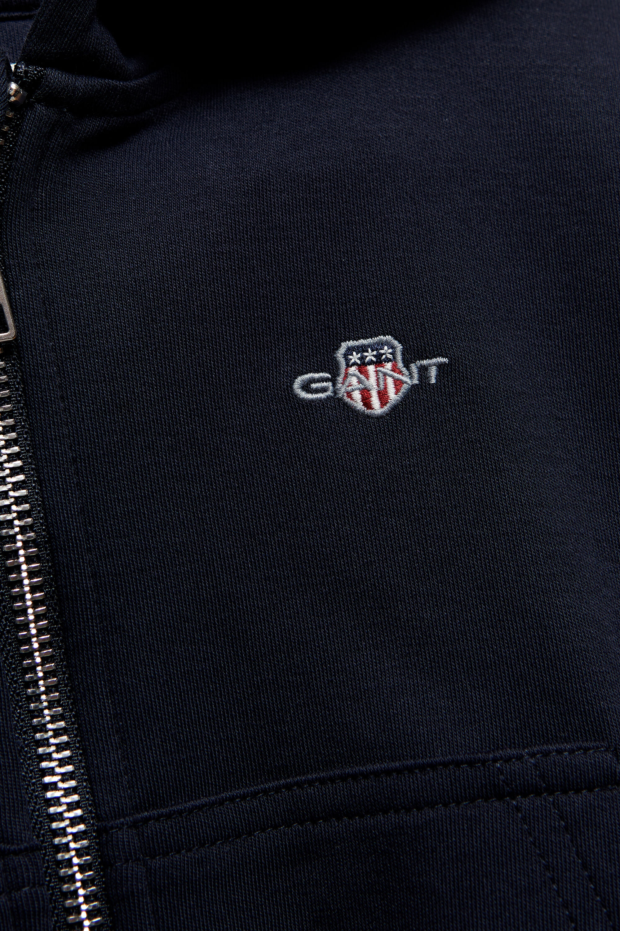 Sudadera corta con capucha y cremallera Shield Girls