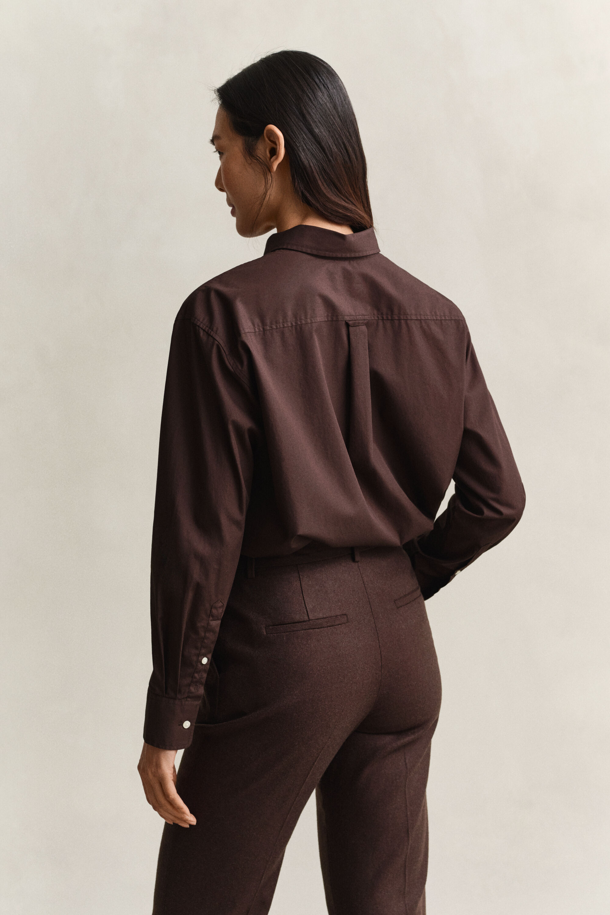 Camisa Relaxed Fit clásica de popelina