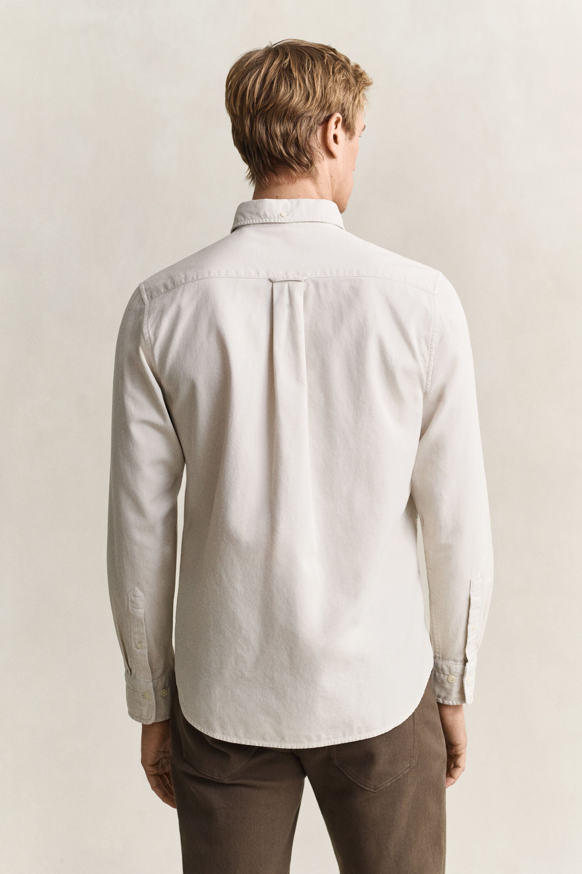 Camisa Regular Fit de sarga