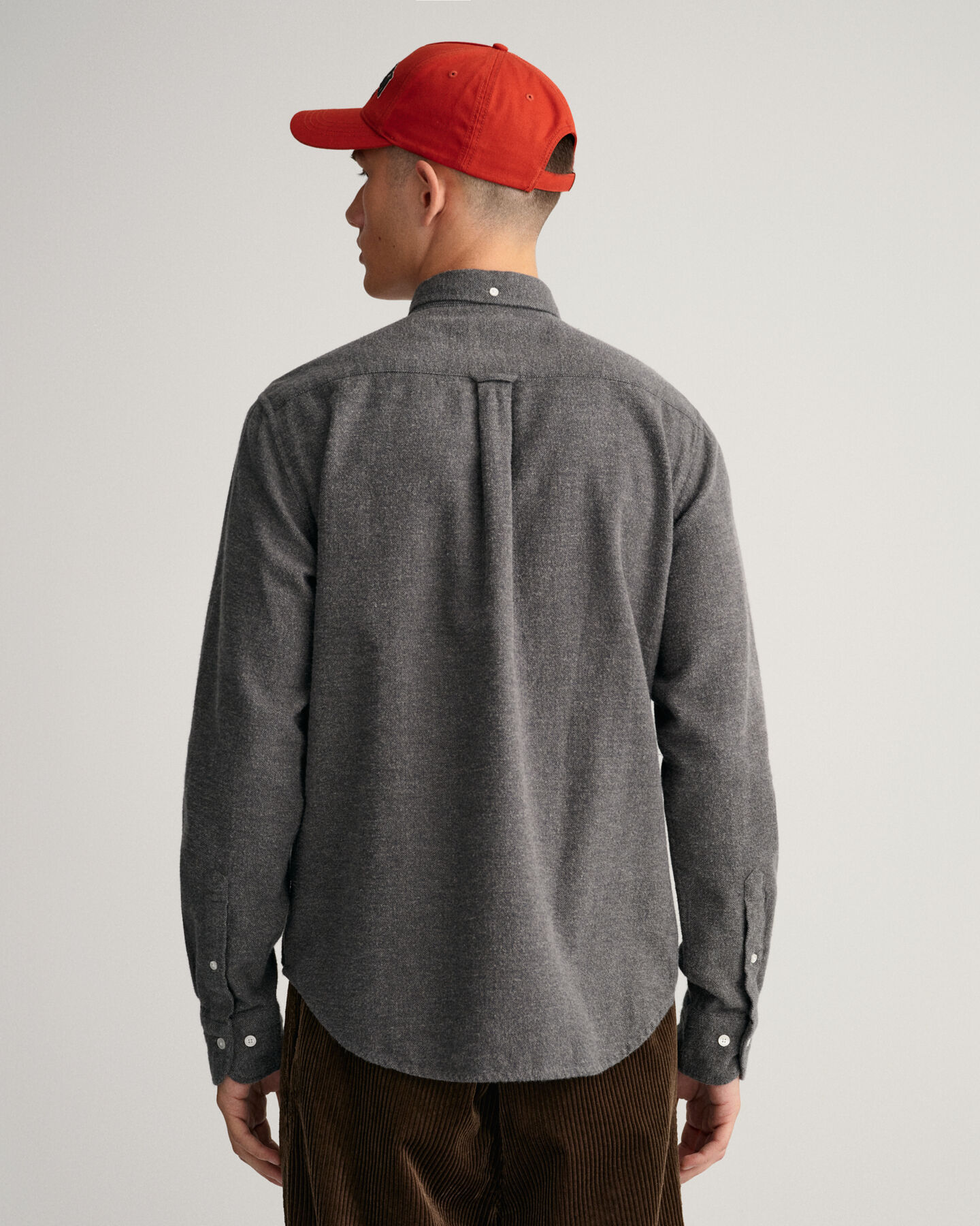 Camisa Regular Fit con diseño de espiga