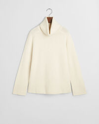 Jersey de cachemir con cuello de cisne