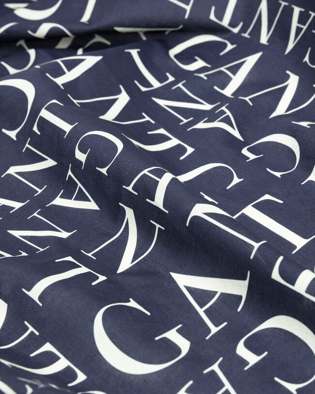 Pareo con estampado Typography
