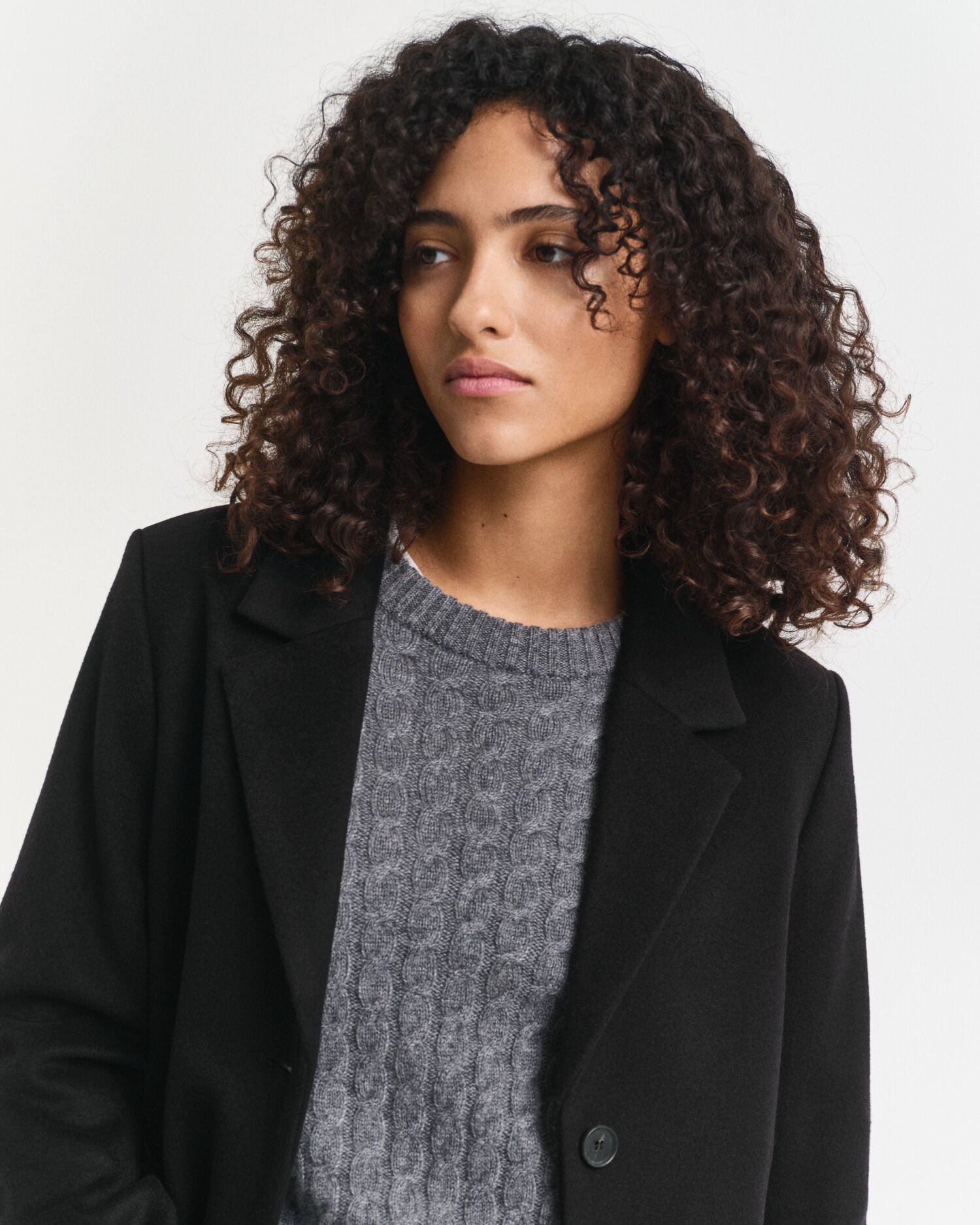 Abrigo sastre en mezcla de lana Classic