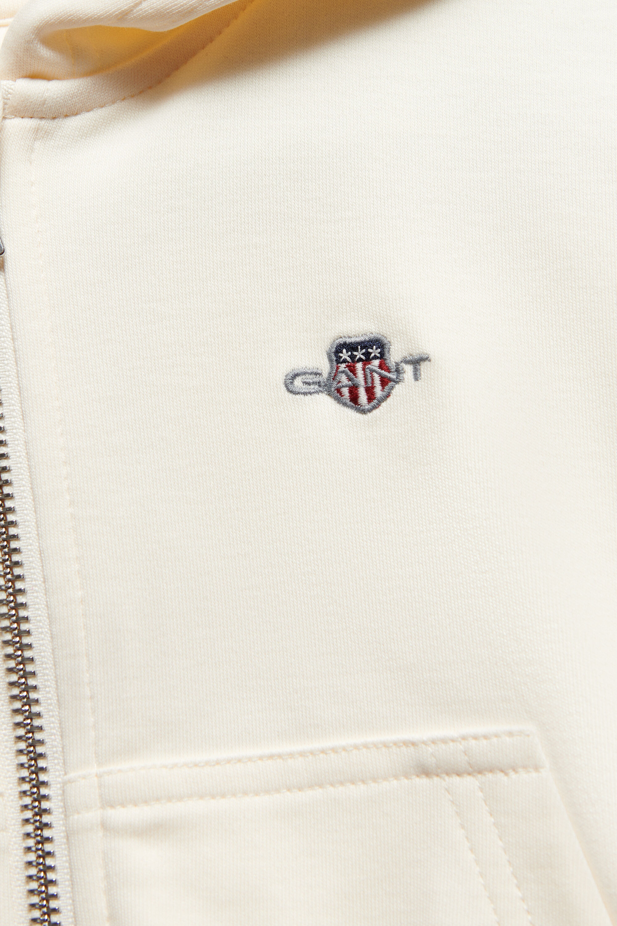 Sudadera corta con capucha y cremallera Shield Girls