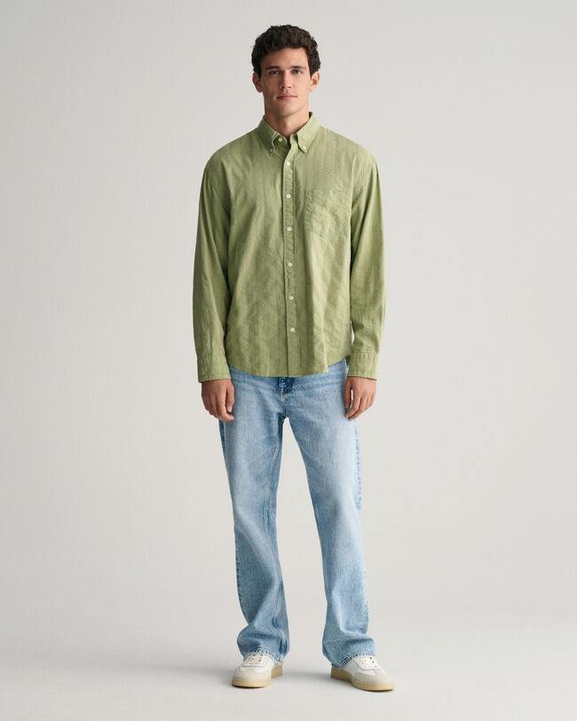 Camisa Relaxed Fit Dobby Stripe