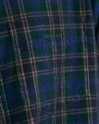 Camisa Regular Fit de pana a cuadros