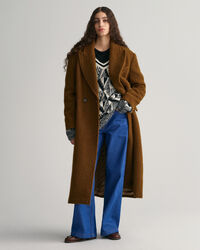 Jersey de cuello de pico con estampado geom&eacute;trico