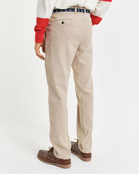 Pantalones chinos Slim Fit de algodón y lino