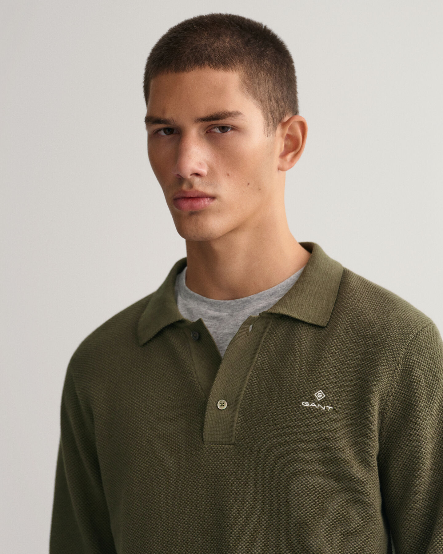 Polo de punto de piqu&eacute; de algod&oacute;n