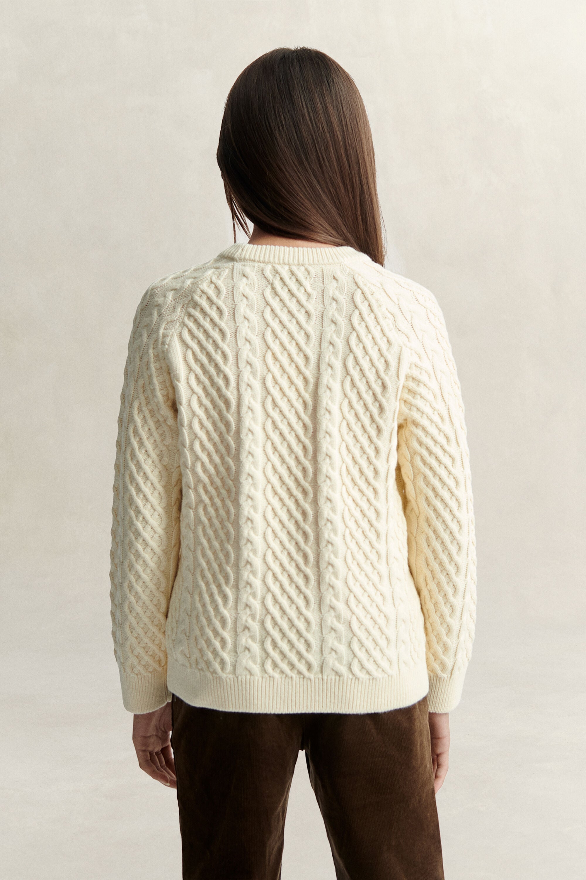 Jersey de punto grueso de ochos Teen Girls