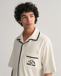 Camisa Relaxed Fit de manga corta Terry Cloth