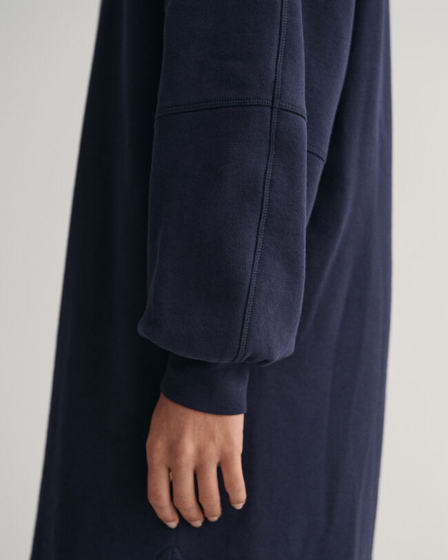 Vestido de manga larga Logo Volume