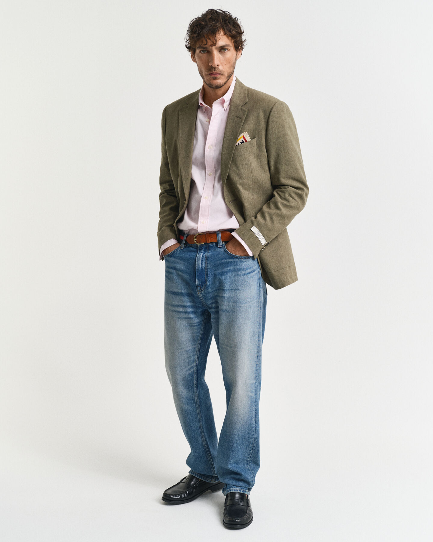 Camisa Oxford Pinpoint Slim Fit