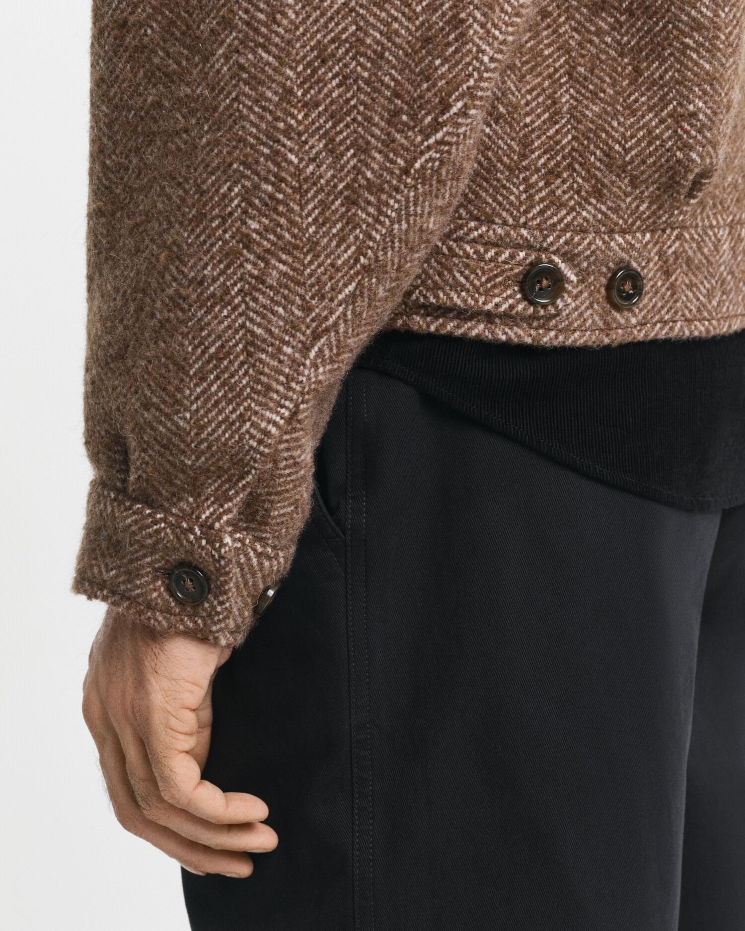 Cazadora Harrington de lana