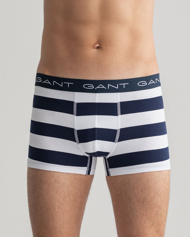 Paquete de tres b&oacute;xers de rayas estilo rugby