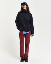 Jersey de cachemir con cuello de cisne