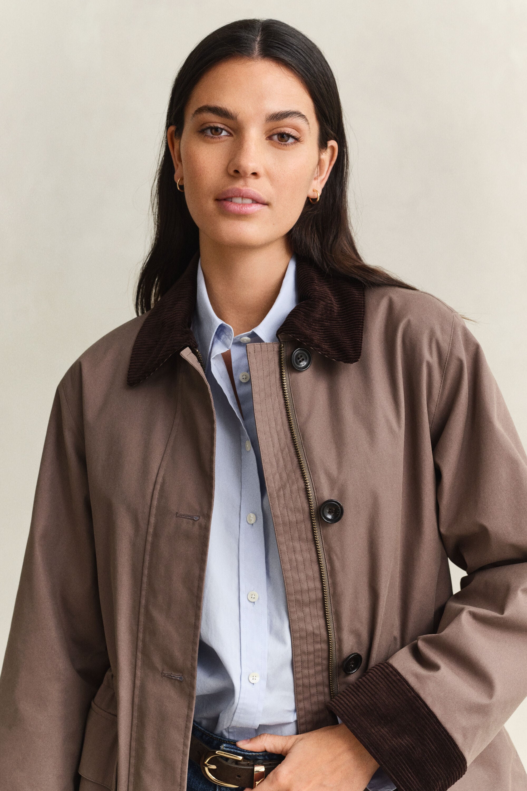 Chaqueta rústica encerada