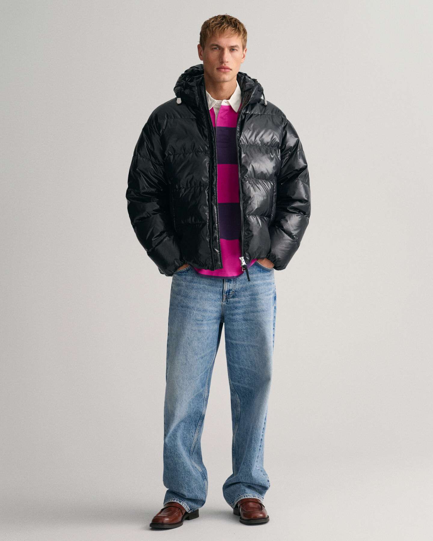 Chaqueta acolchada de plumón Shiny