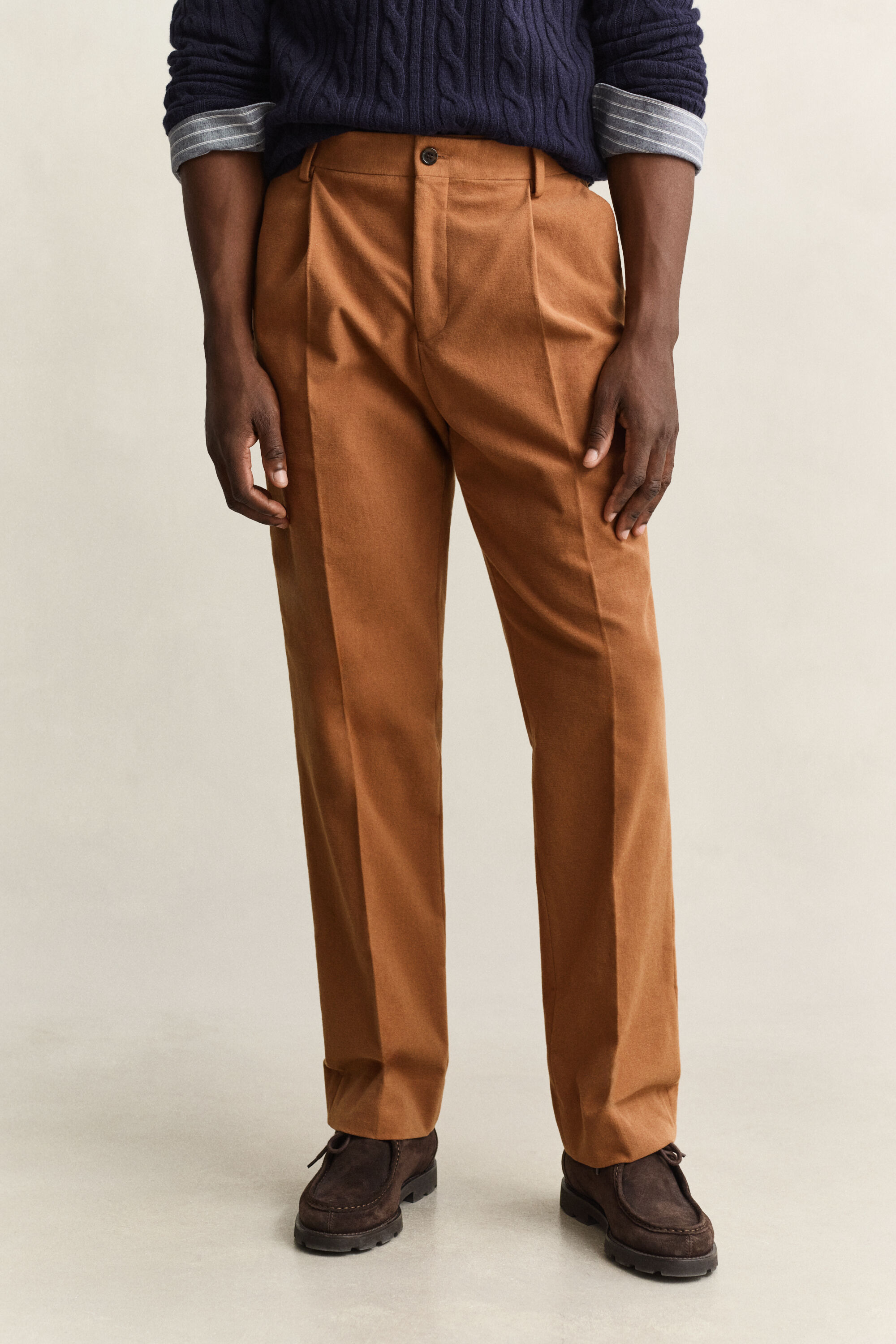 Pantalones de traje de molesquín