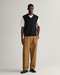 Chaleco de lana y algod&oacute;n