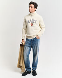 Jersey con cuello de cisne y diseño GANT