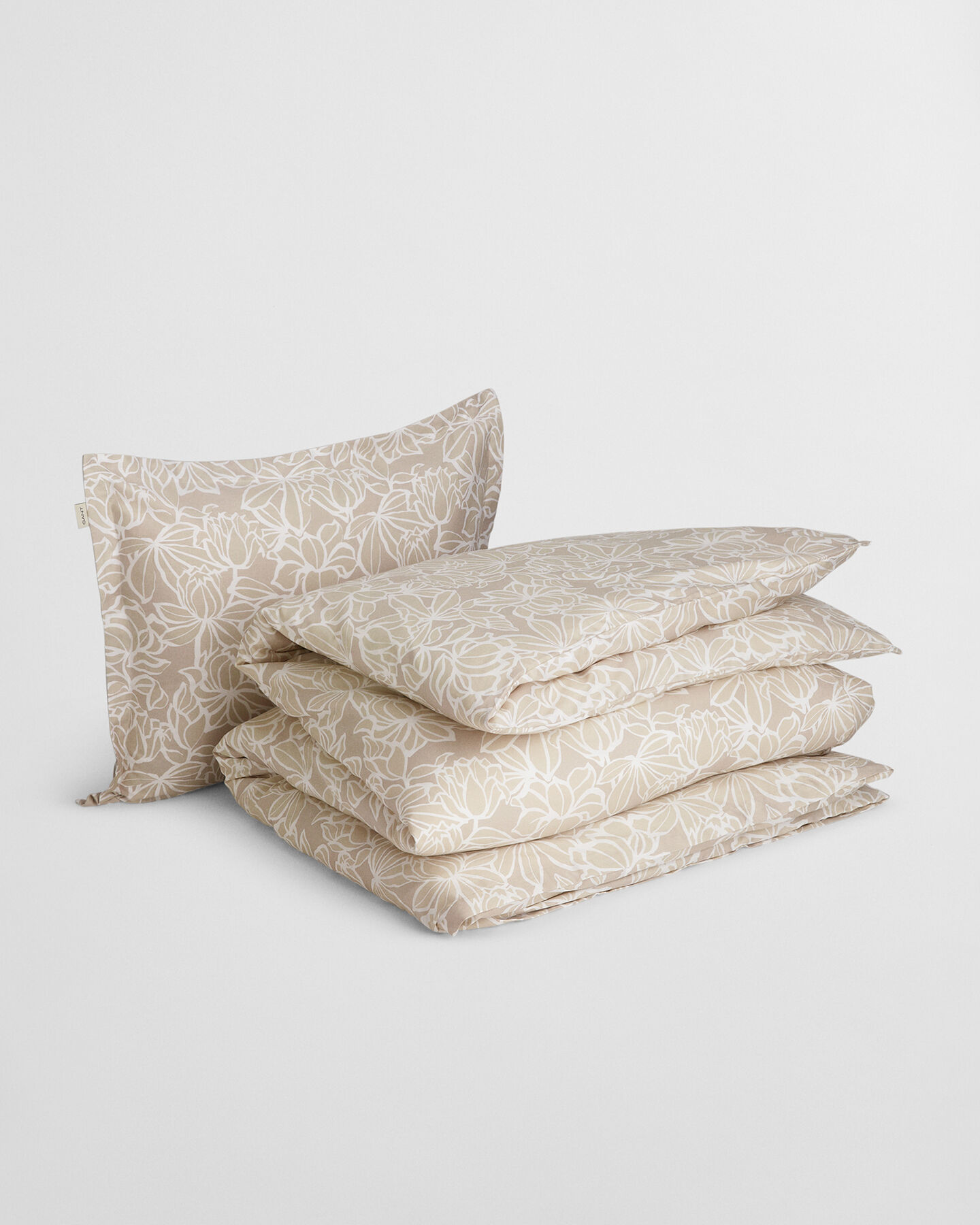 Juego de edredón con estampado de flores para cama individual