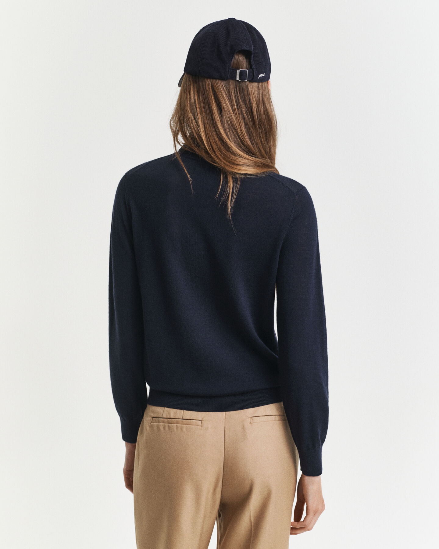 Jersey de lana merino extrafina con cuello de cisne